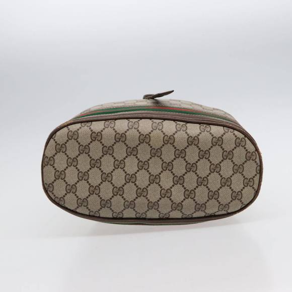 GUCCI GG Supreme Web Sherry Line Shoulder Bag Beige Gold 001 164 0933 Auth 88150 - Picture 5 of 16